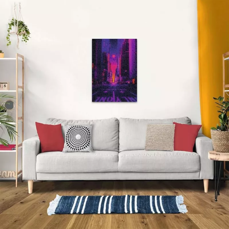 Pusle Ravensburger New York in Neon, 1000 tükki, täiskasvanute pusle