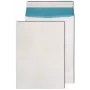MAILmedia B4 kokkupandav saatekott niiditugevdatud, valge/sinine, 140 g/m², 40 mm volt