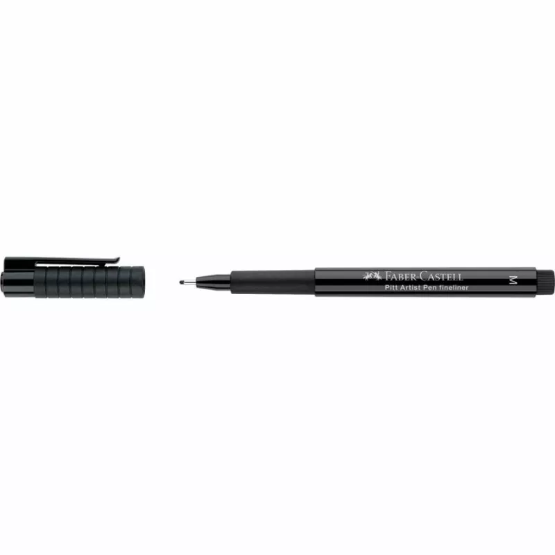 Fineliner Faber-Castell 167399 Must Keskmine