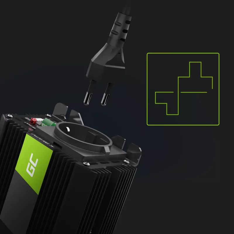 Toiteinverter 12V 150W/300W mod sin