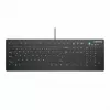 Klaviatuur CHERRY AK-C8112 Medical USB QWERTZ saksa must valge täissuuruses