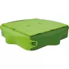 Liivakast Simba‑Dickie BIG 800056733, plast, 1380×1380 mm, sisseehitatud pingid, roheline