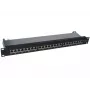 Patch panel 1U Alantec PK040 — 24 porti, 10GBase-T, RJ45, Cat6a, must