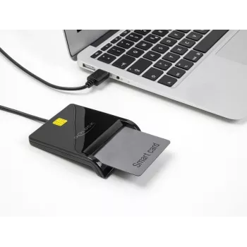 Nutikaardilugeja DeLOCK 91724 USB Type-A must