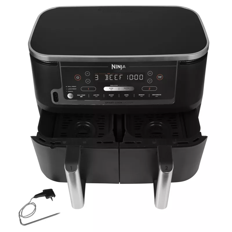 Ninja AF451EU fritüür Üksik 9.5 L 2470 W Kuumaõhufritüür Must