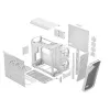 Arvuti korpus Fractal Design Torrent White — toetab ATX, EATX, microATX, ITX; 2x180 mm esiventilaatorit; 2,5-tollised/3,5-tollised pesad