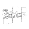 TV seinakinnitus MACLEAN MC-781 ekraanidele 66–177,8 cm (26–70 tolli), kaldenurk -12–2°, VESA 100x100–400x400, max koormus 45 kg, must