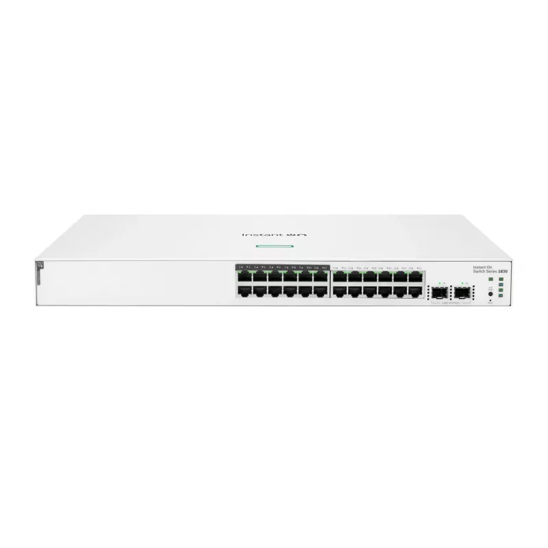 HPE Aruba Networking Instant On Switch 24p Gigabit CL4 PoE 2p SFP 195W 1830