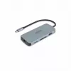 Dicota USB-C 8-in-1 Multi Hub 4K PD 100W hõbedane