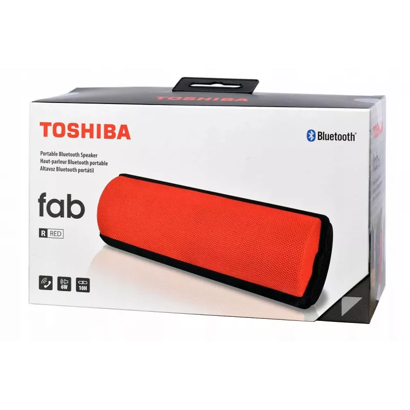 Kaasaskantav kõlar Toshiba Fab TY-WSP70, punane