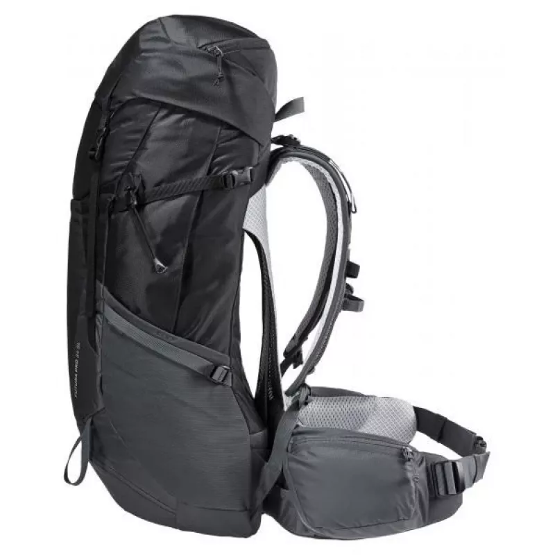Seljakott DEUTER Futura Pro 34 SL, naiste matkakott, 34 L, 1,56 kg, ventilatsioon, hüdratatsioon 3 L, kiivrikinnitus, sisemine terasraam