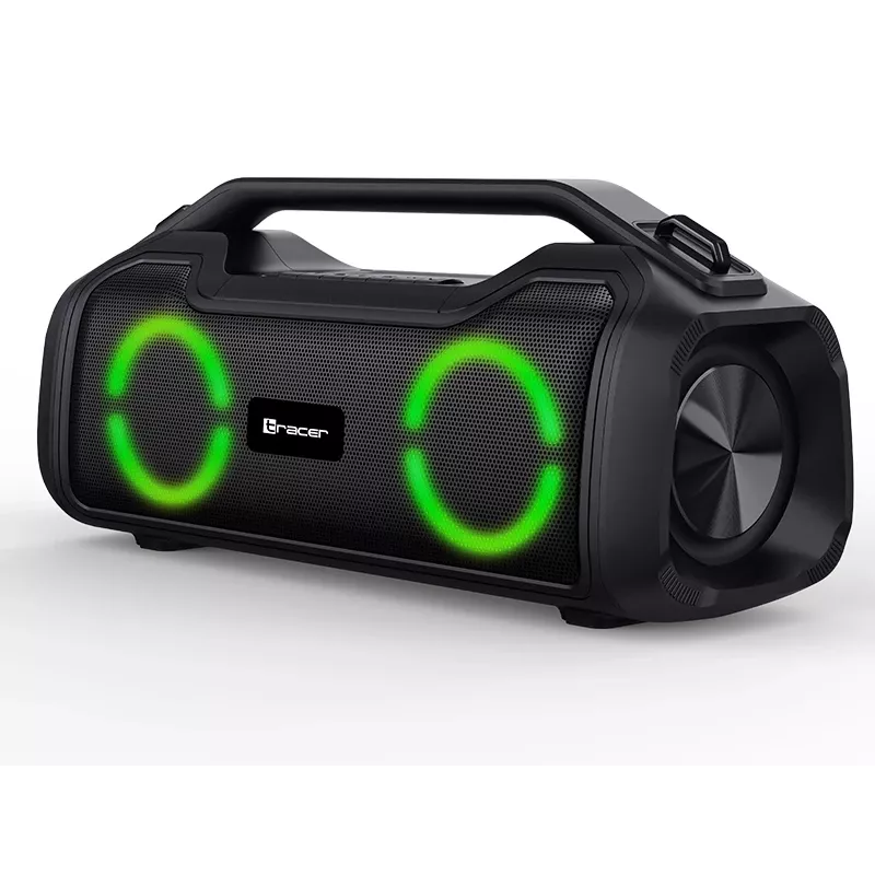 Stereo portable speaker TRACER BigBoy TWS Bluetooth 40W RMS, Bluetooth 5.3, 12h battery, Must