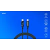 Savio USB-C - USB-C kaabel CL-174 1m must USB 3.2 Gen 1