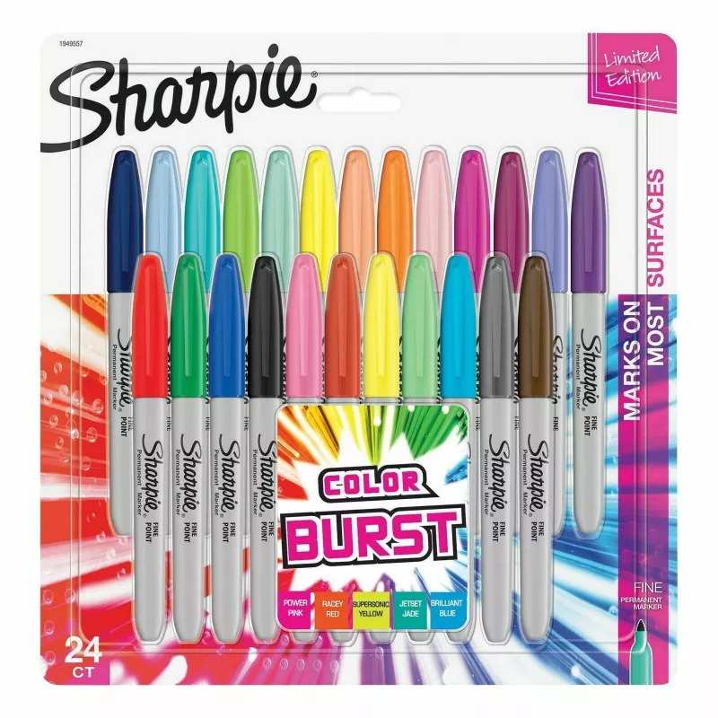 Sharpie peen marker 24 tk Peen ots Mitmevärviline