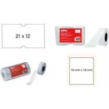Printersilt APLI 100910 Valge Püsiliim 2,1x1,2 cm