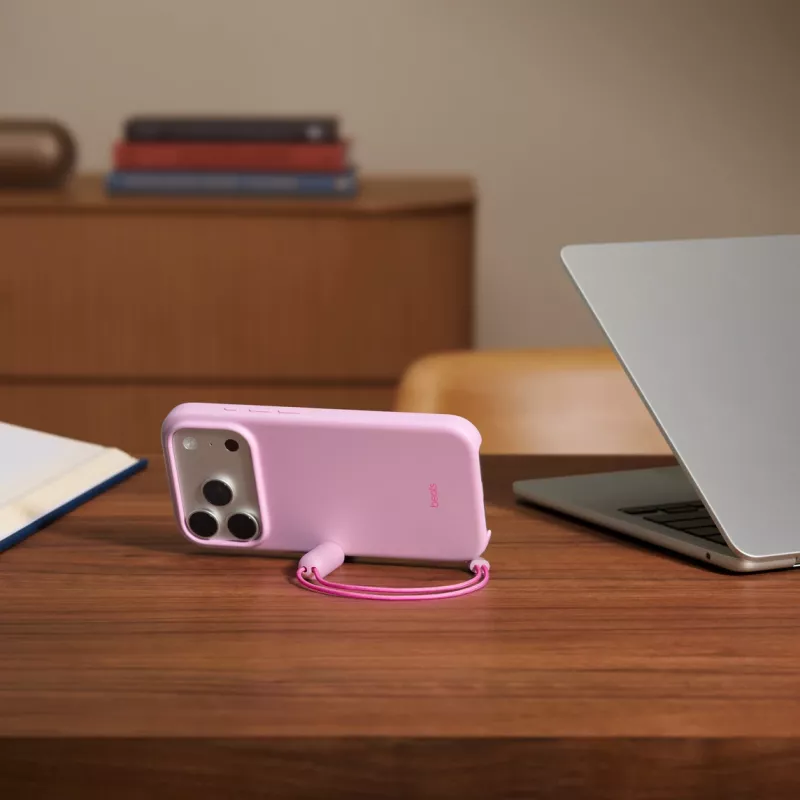 Kickstand ümbris Apple Beats iPhone 17 Pro MagSafe Camera Control Pink