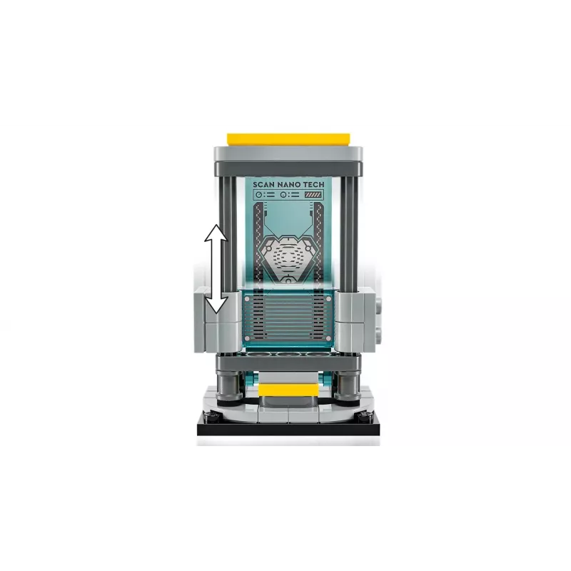 LEGO mängukomplekt Marvel: Raudmehe labori raudrüüsaal 76315 — 384 osa, 5 minifiguuri, vitriiniala