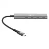 Goobay Slim 4-Port USB-Hub USB-C kuni 5 Gbit/s - -Pistik> 4x -Pesa (76564)