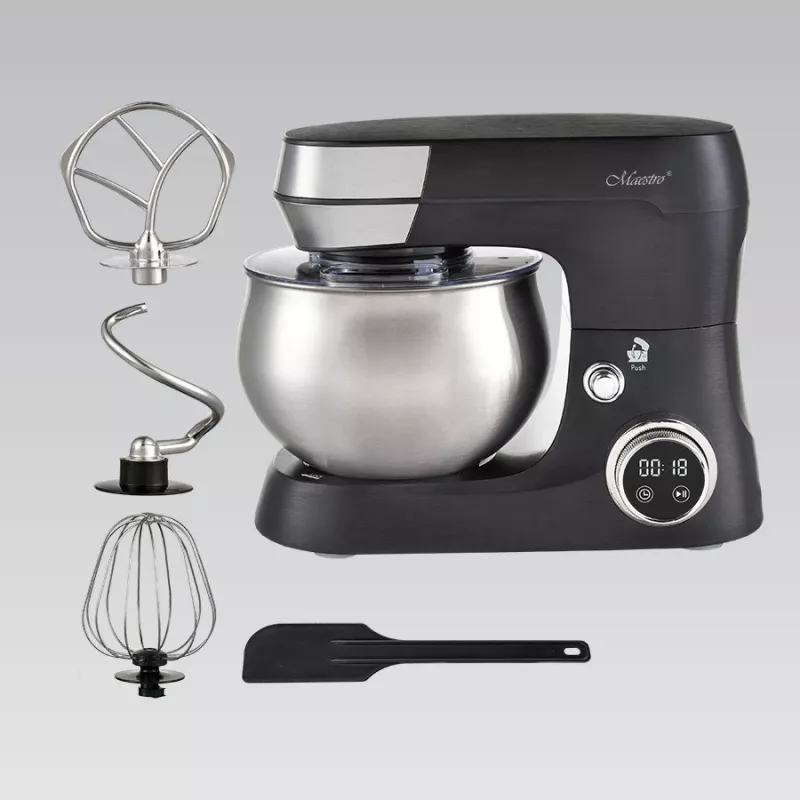Feel-Maestro MR-558 Planetaarmikser 5 l kausiga, 2000 W Must