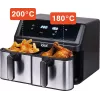 IDEAL rasvavaba fritüür, kaheosaline horisontaalne, 9 L, 8 funktsiooni - sh toidu kuivatamine