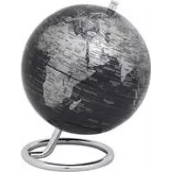 TROIKA Globe Galilei lauakell G1304-BKSI/CH — must ja hõbedane