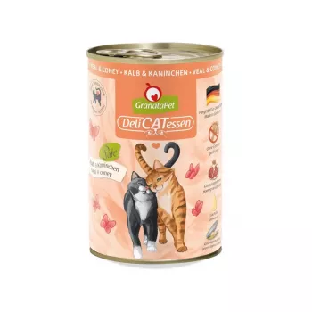 GRANATAPET DeliCATessen vasikaliha ja küülik - märg kassitoit - 400g