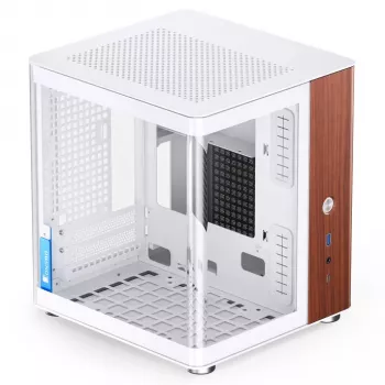 Jonsbo TK-0 arvutikorpus, minitorn, Mini-ITX, klaas,