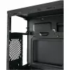 LC Power Classic 7040B - MDT - ATX - ilma toiteplokita - Must, harjatud alumiinium / Must - USB/Audio
