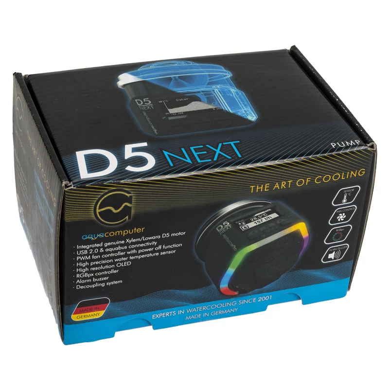 Vesijahutuspump Aqua-Computer D5 NEXT 41118 12V RGB