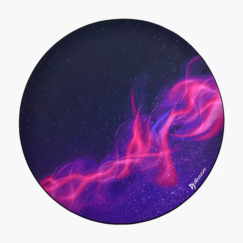 Põrandakaitsepadi Arozzi Zona Round Floor Pad — lilla Galaxy (ümmargune kaitsematt toolidele ja mööblile)