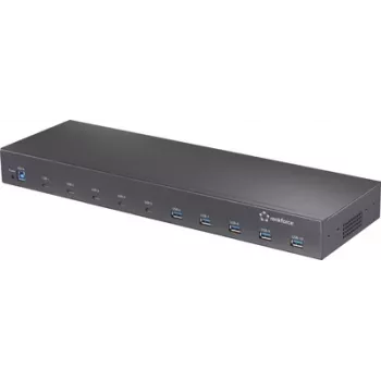 Renkforce 19 inch Rack Mount 10-Port USB 3.2 Gen 2 Hub 3.2 2-Hub tööstuslikuks kasutuseks (RF-6627278)