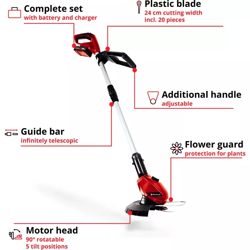 Muruniiduk Einhell GE-CT 18 Li Kit