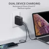 Seinalaadija PA-D3 2xUSB Power Delivery (1xUSB+1xUSB C) 5.4A 60W Dynamic Detect
