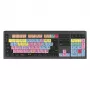 Logickeyboard ASTRA 2 USB QWERTY klaviatuur must täissuuruses 104 klahvi
