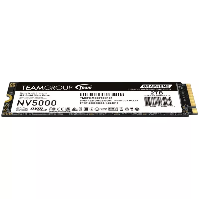 SSD ketas Team Group 2 TB M.2 2280 PCIe 4.0 x4 TM8FGM002T0C101