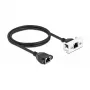 DeLOCK võrgupikenduskaabel Cat.6A 1m S/FTP RJ45 must