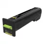 Toner Lexmark 72K2XYE 3000 lehekülge Kollane