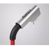 USB-Lightningi kaabel Aukey CB-AL01 Red — nailonpunutisega, Lightning-pistik Apple'i seadmetele