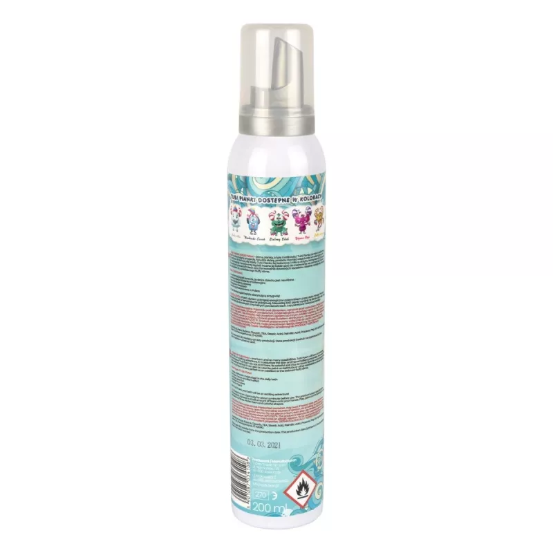 TUBAN Tubi Foam Blue Zenek 200 ml — beebide puhastusvaht, õrn beebi hügieen