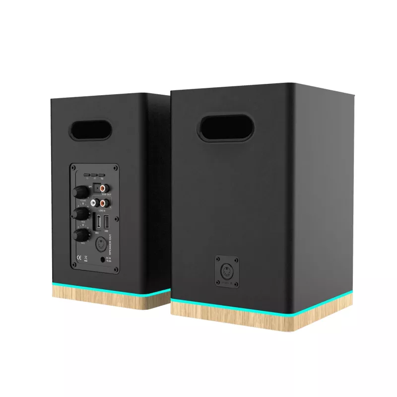 Riiulikõlarid Teac BS-60BK LED Must — Bluetooth, 2×90W, RCA, USB, optiline, bassirefleks, kaugjuhtimispult