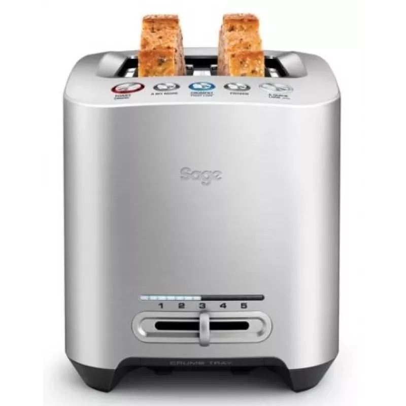Sage the Smart Toast 5 2 viilu(s) Hõbedane