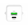 USB C/A võrgulaadur YENKEE YAC G38 20W 3A Power Delivery (USB‑C ja USB‑A)