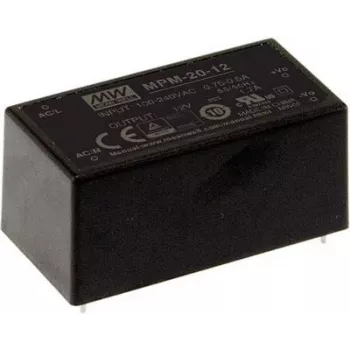 Toiteadapter MEAN WELL MPM-20-12 20W 12V 90-264V