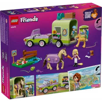 LEGO FRIENDS 42695 Hobuse ja varssa haagis