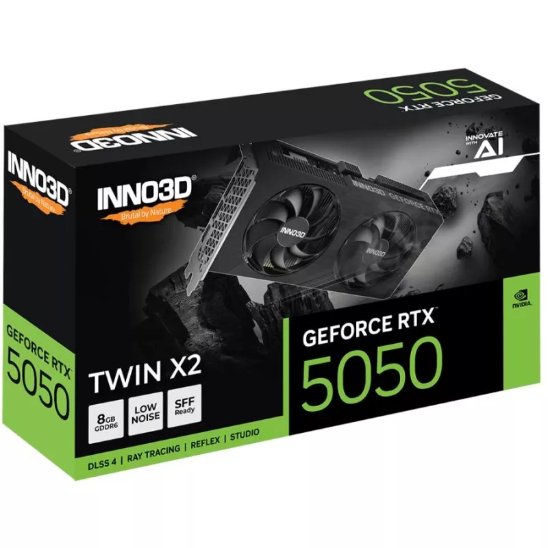 INNO3D GeForce RTX 5050 TWIN X2 8GB GDDR6 graafikakaart