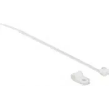 Kruviga kinnitatav kaabliside DeLOCK 18861 nailon valge 10 tk