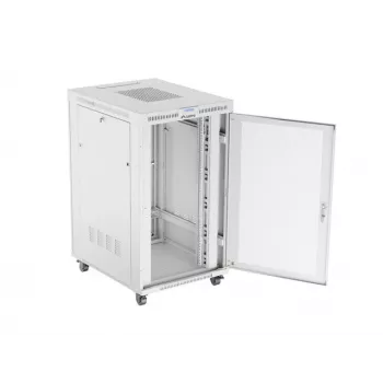 PÕRANDAL SEISEV RACK-KAPP 19 27U 800X1000 HALL PERFOREERITUD LCD UKS LANBERG (LAME PAKK)