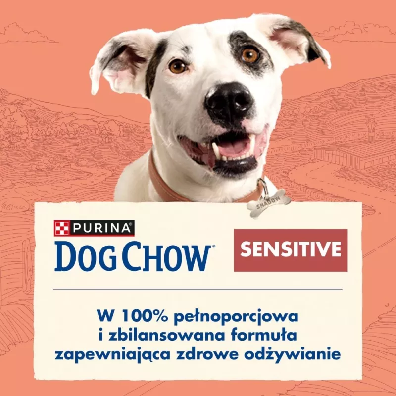 PURINA Dog Chow Sensitive Salmon - kuiv koeratoit - 14 + 2,5kg