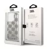 Karl Lagerfeld KLHCP14XLMNMS iPhone 14 Pro Max 6.7 kõva kate hõbedane / hõbedane Liquid Glitter Monogram