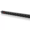 Qoltec Aluminum PDU for RACK | 16A | 16 x Schuko | Vertical | 1.8m